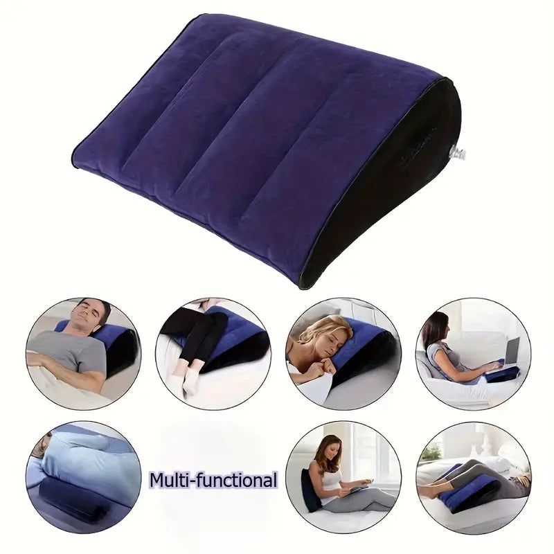 Oreiller de jambe en peluche doux et pratique