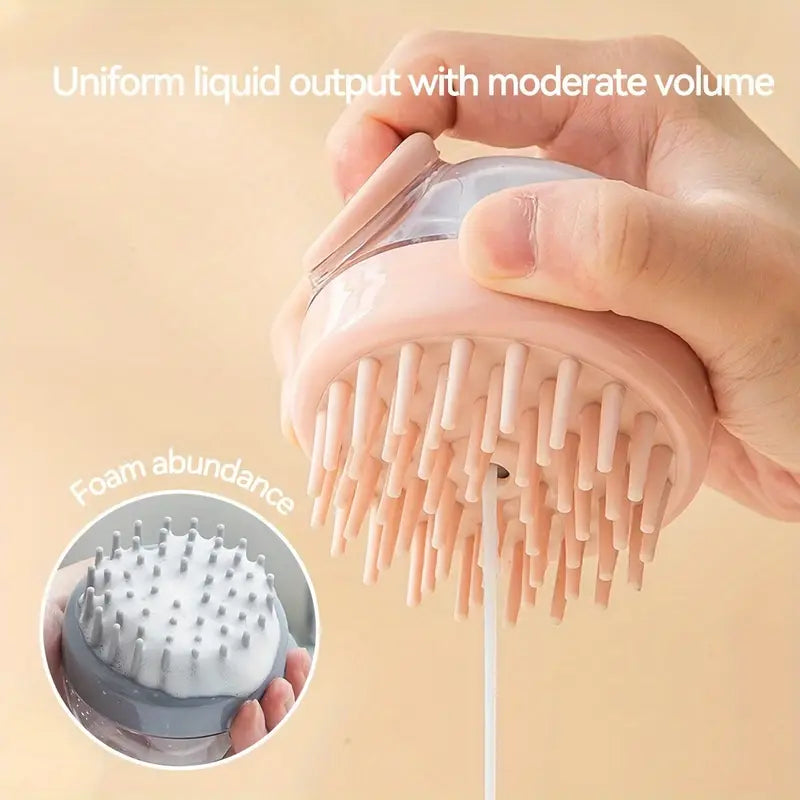 Brosse de shampoing multifonction