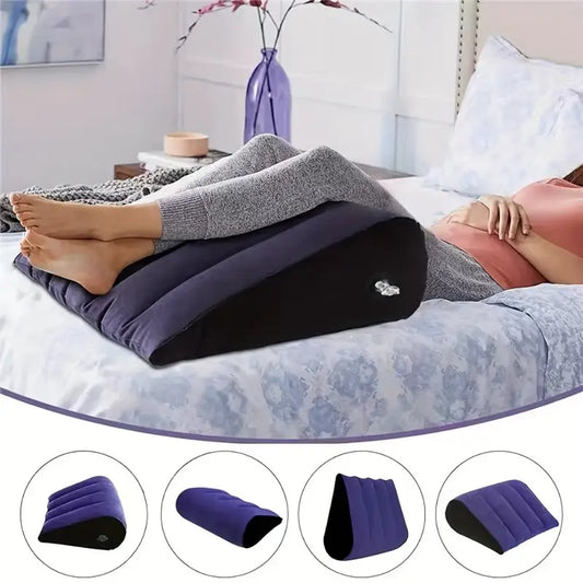 Oreiller de jambe en peluche doux et pratique